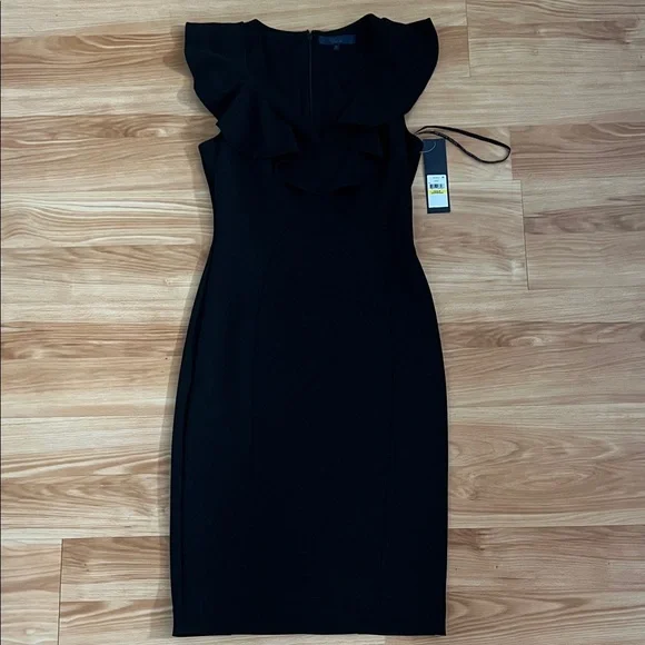 rachel roy dress black Tulle & Lace Short Corset Dress With A-Line Skirt main image 1